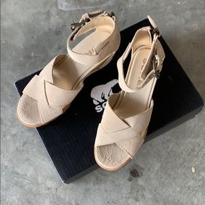 Joanie Wedge Sandal II worn once
